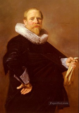 フランス・ハルス Painting - オランダ黄金時代の男性の肖像 フランス・ハルス